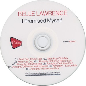 belle lawrence i promised myself disc